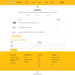 Plugins para Template Catálogo de Produtos com Orçamento via WhatsApp para WooCommerce e Elementor